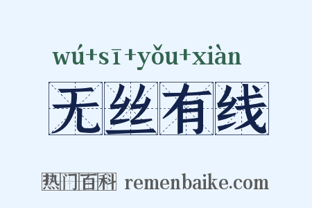无丝有线是什么意思的图片